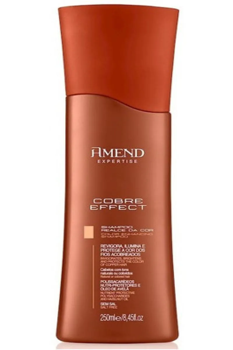 Shampoo Matizador Amend Cobre Effect Realce da Cor 250ml