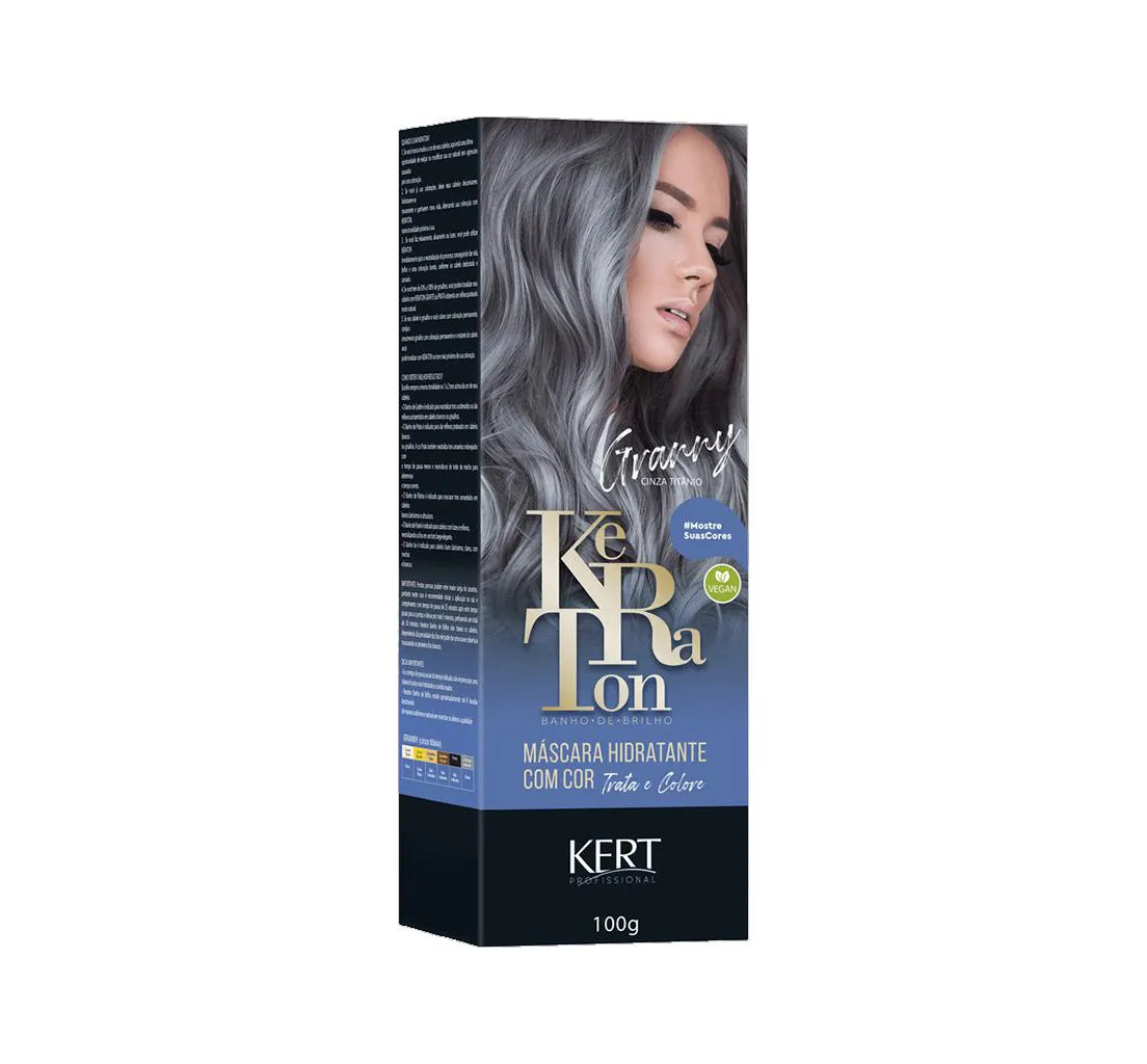BANHO DE BRILHO GRANNY TONALIZANTE KERATON KERT 100G