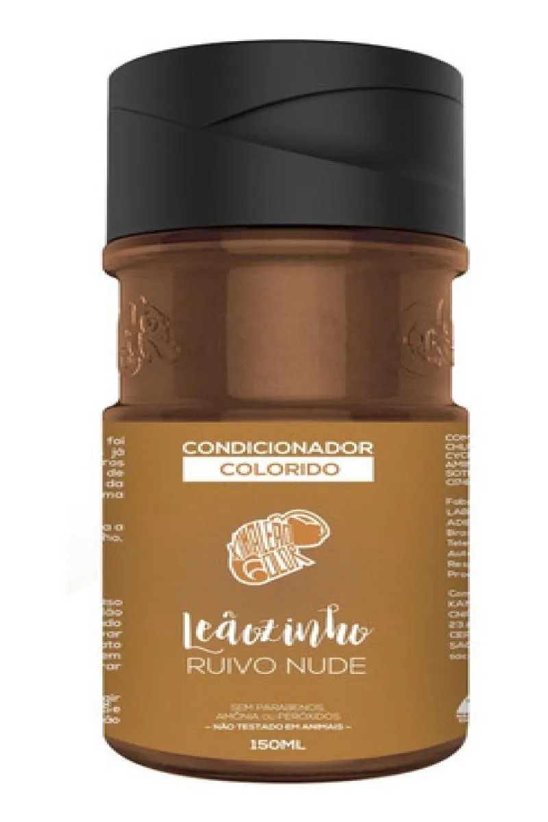 CONDICIONADOR COLORIDO LEãOZINHO RUIVO NUDE KAMALEãO COLOR 150ML
