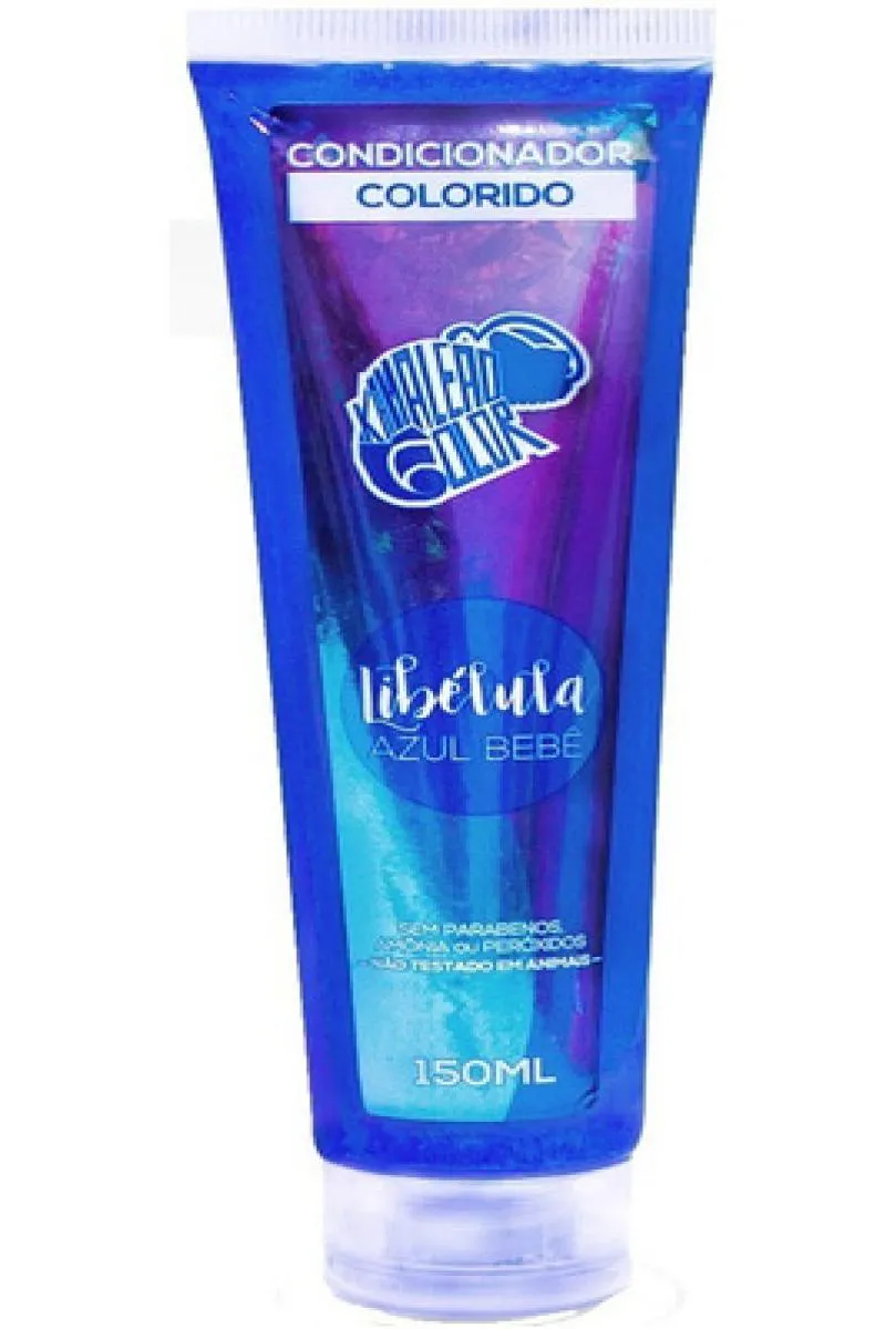CONDICIONADOR COLORIDO LIBéLULA AZUL BEBê KAMALEãO COLOR 150ML