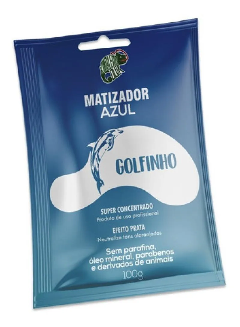 MATIZADOR AZUL GOLFINHO EFEITO PRATA KAMALEãO COLOR 100G