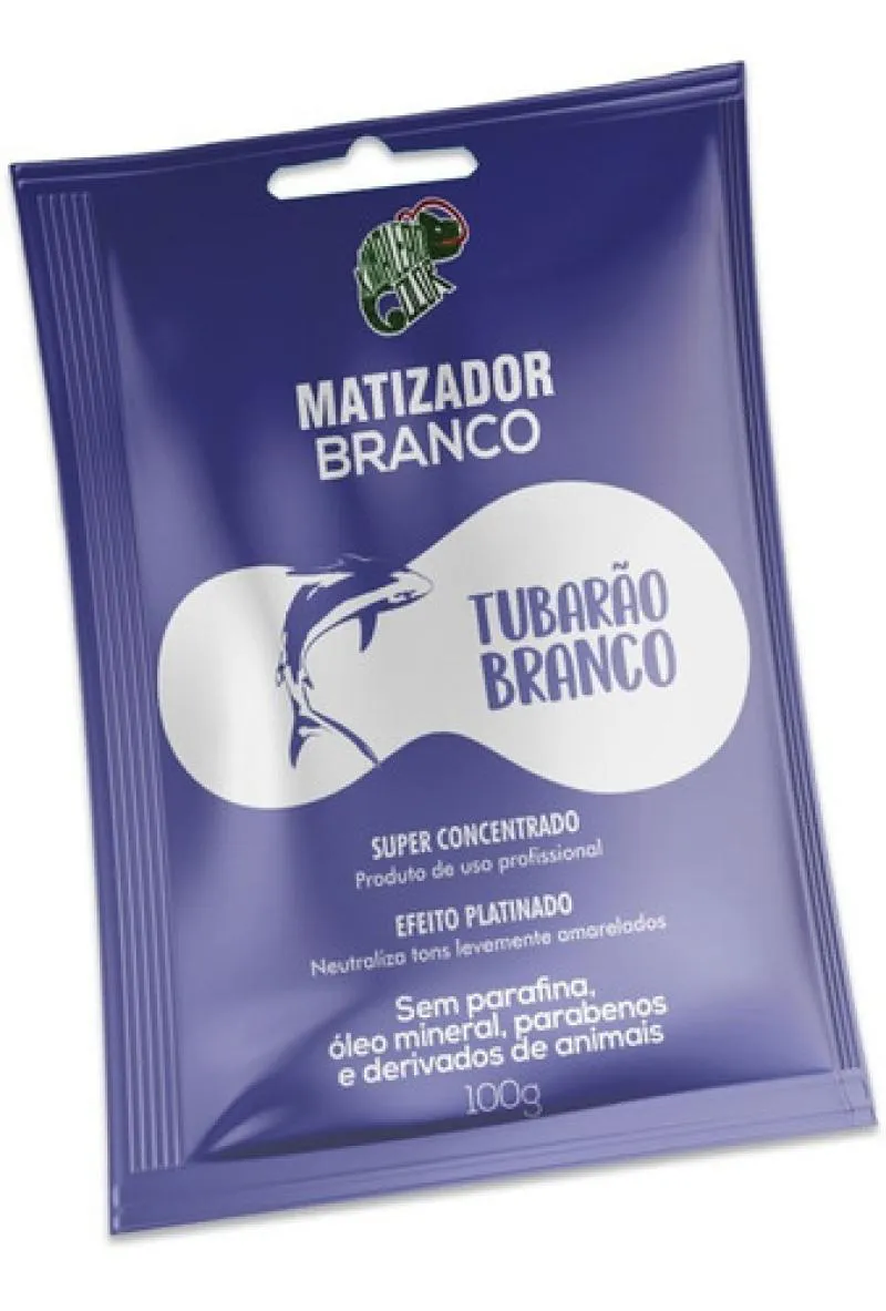MATIZADOR TUBARãO BRANCO EFEITO PLATINADO KAMALEãO 100G