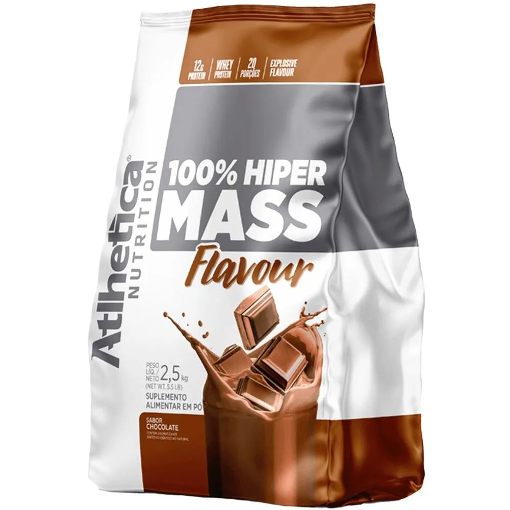 100% HIPER MASS FLAVOUR (SC) 2,5KG - ATLHETICA NUTRITION Chocolate