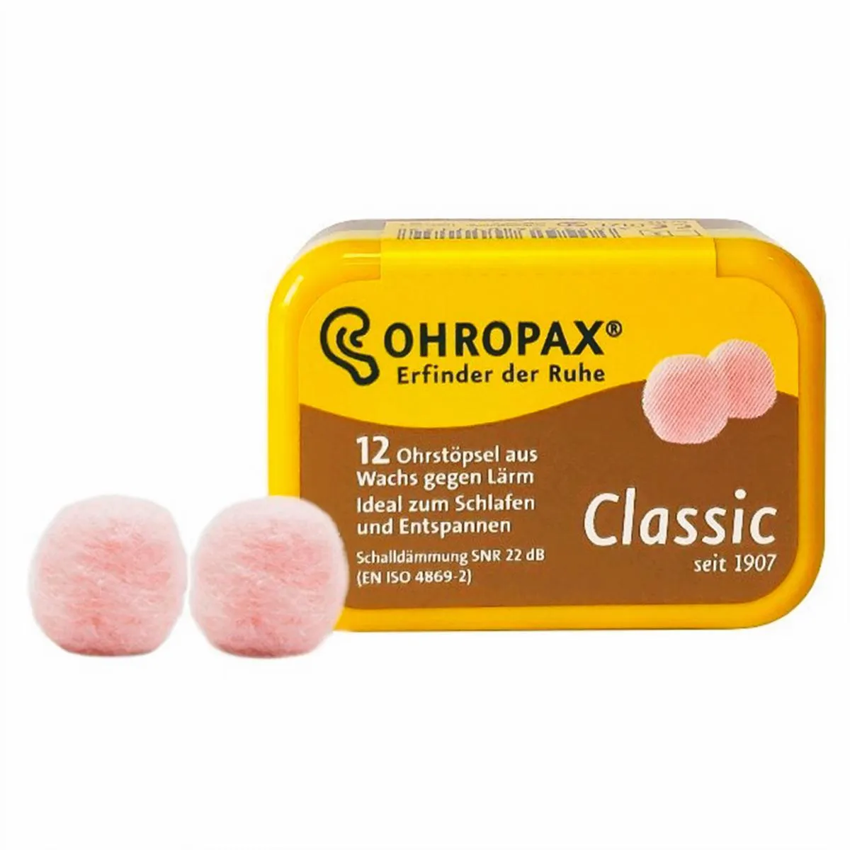 PROTETOR AURICULAR CERA OHROPAX CLASSIC 22DB - 6 PARES Única