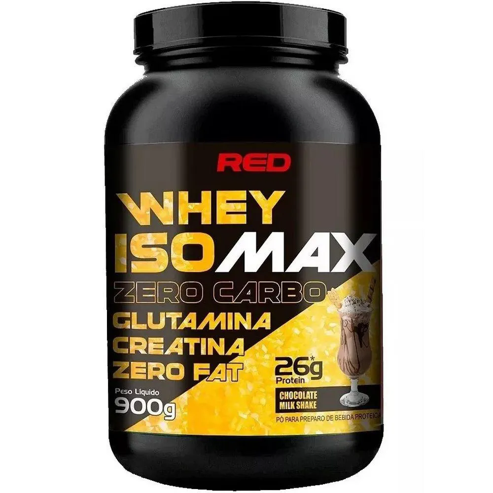 WHEY ISOMAX RED SERIES - ZERO CARBO - WHEY PROTEIN ISOLADO - 900G Baunilha