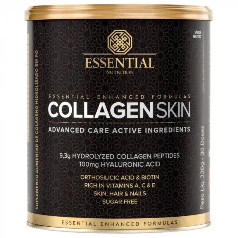 Colágeno Hidrolisado Essential Nutrition Collagen Skin 330g