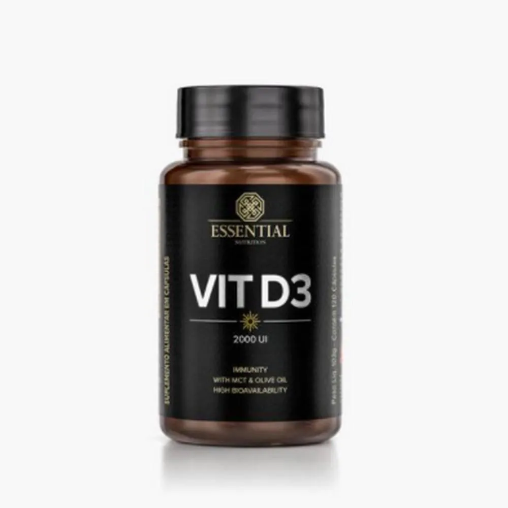 VIT D3 - ESSENTIAL NUTRITION - 120 CAPSULAS - VITAMINA D 2000UI