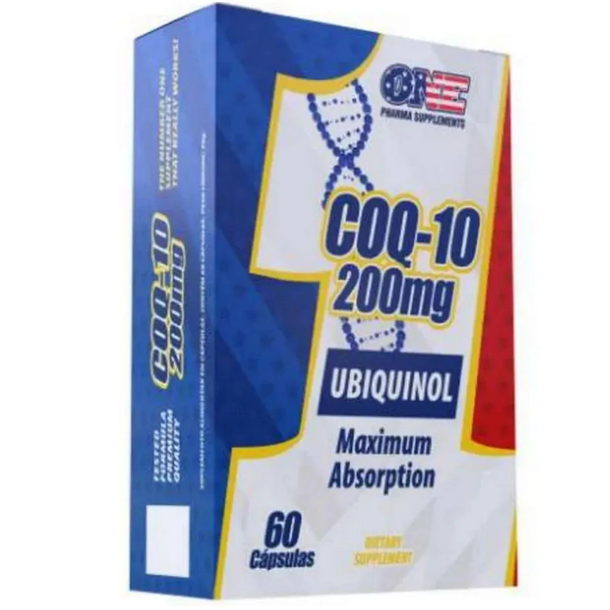 COENZIMA Q10 200 MG UBIQUINOL 60 CAPS - ONE PHARMA