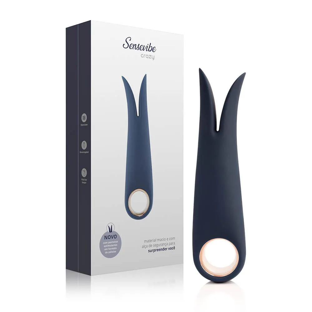 SENSEVIBE CRAZY VIBRADOR ESTIMULADOR RECARREGáVEL