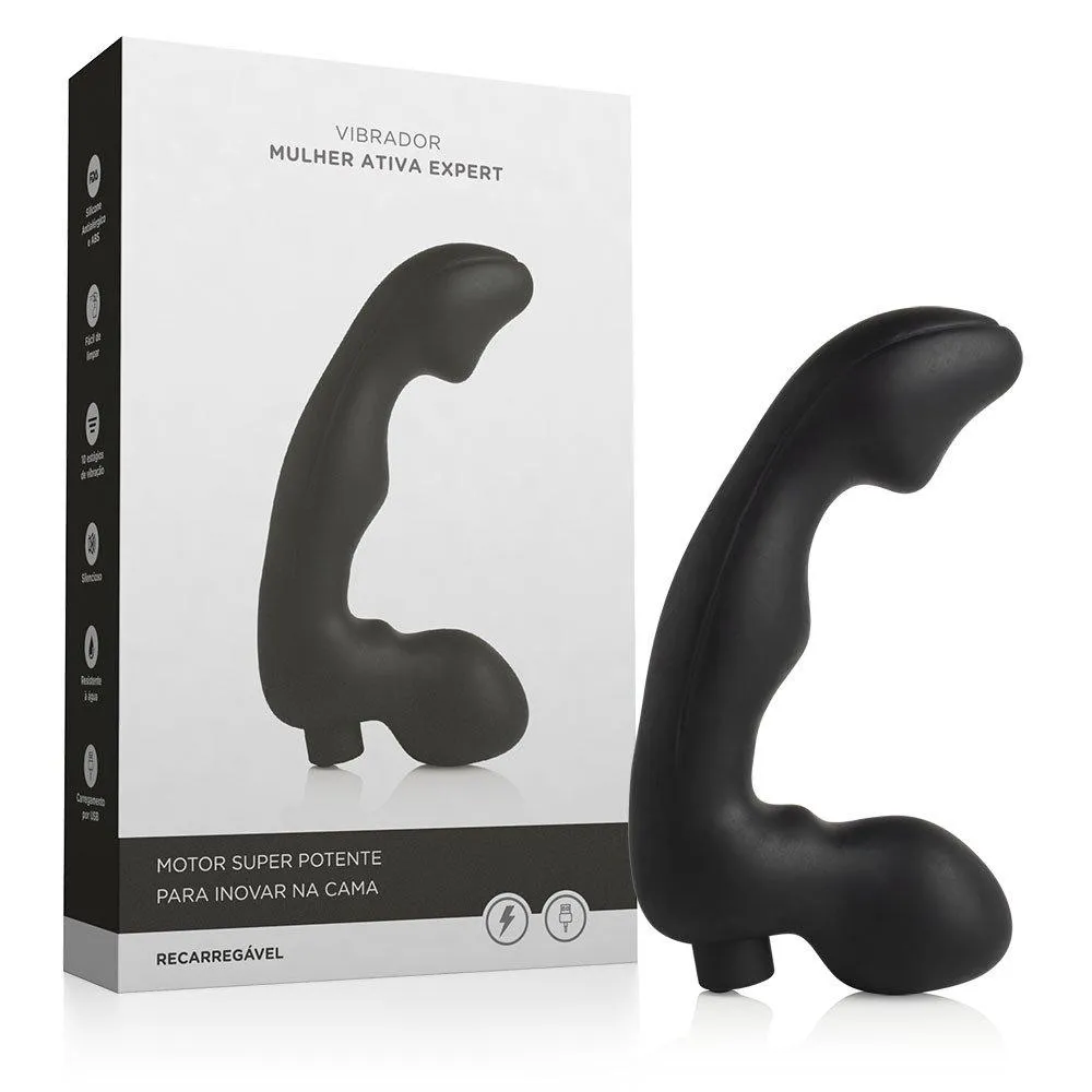 VIBRADOR RECARREGáVEL MULHER ATIVA EXPERT