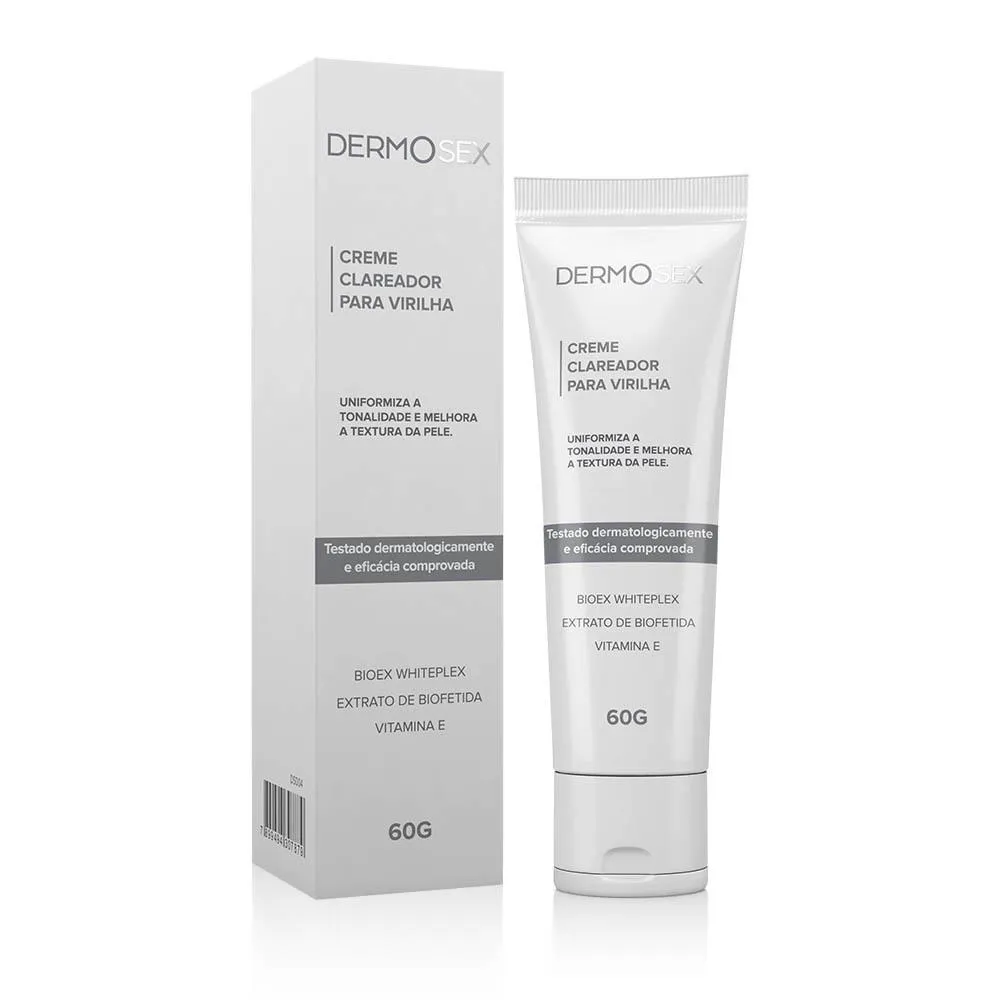 CREME CLAREADOR DE VIRILHA E AXILA DERMOSEX - 60 G