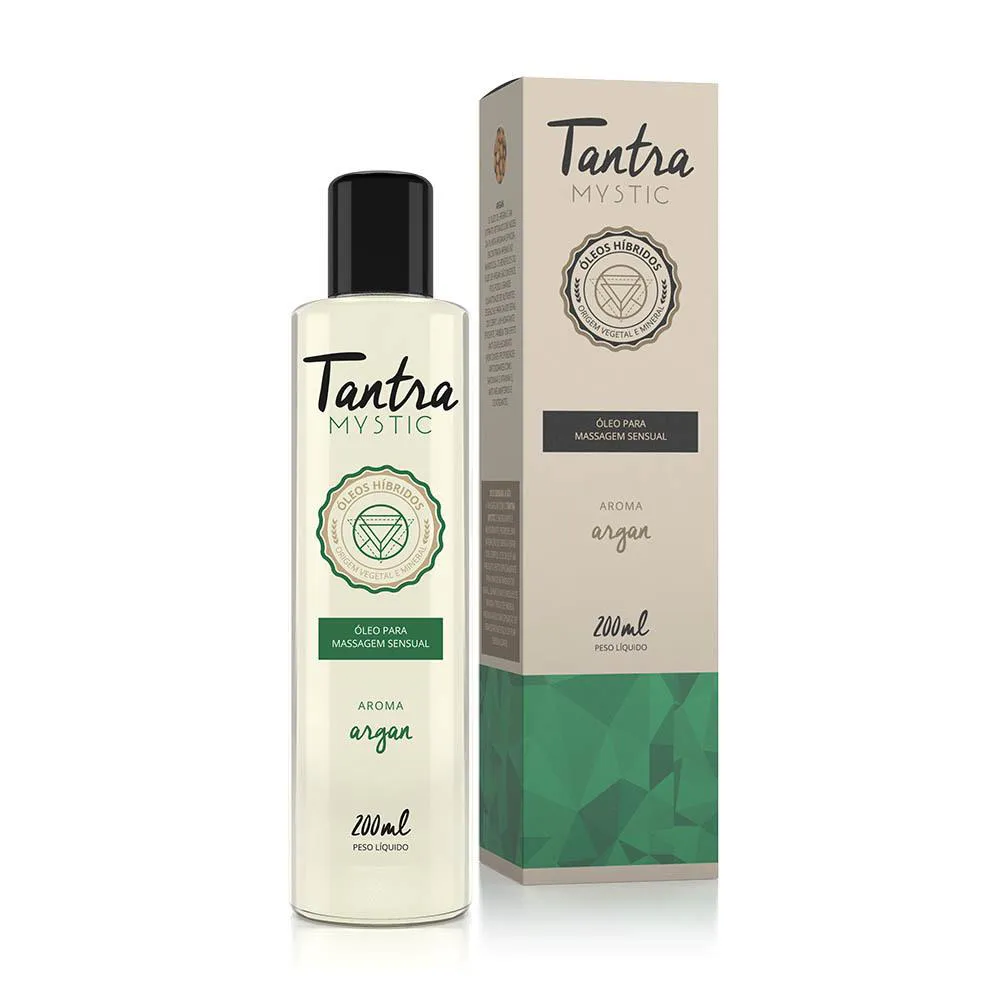 ÓLEO PARA MASSAGEM TANTRA MYSTIC ARGAN - 200ML