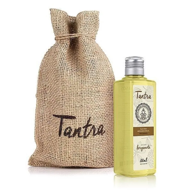 ÓLEO TANTRA BERGAMOTA PARA MASSAGEM - 200ML