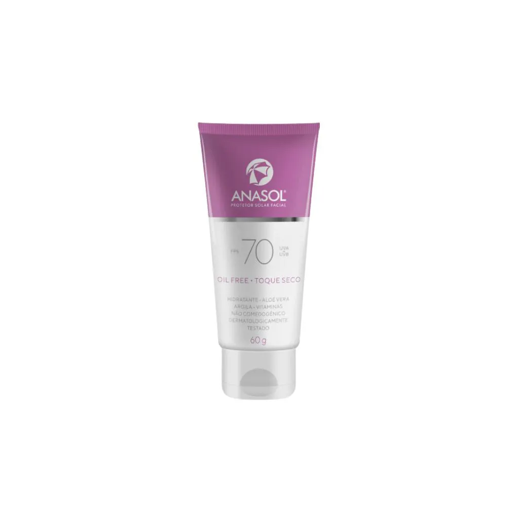 ANASOL PROTETOR SOLAR FACIAL FPS 70 60G