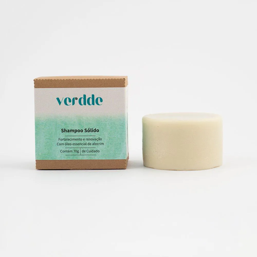 SHAMPOO SóLIDO DE ALECRIM VERDDE 70G