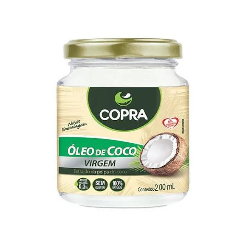 ÓLEO DE COCO VIRGEM 200ML - COPRA
