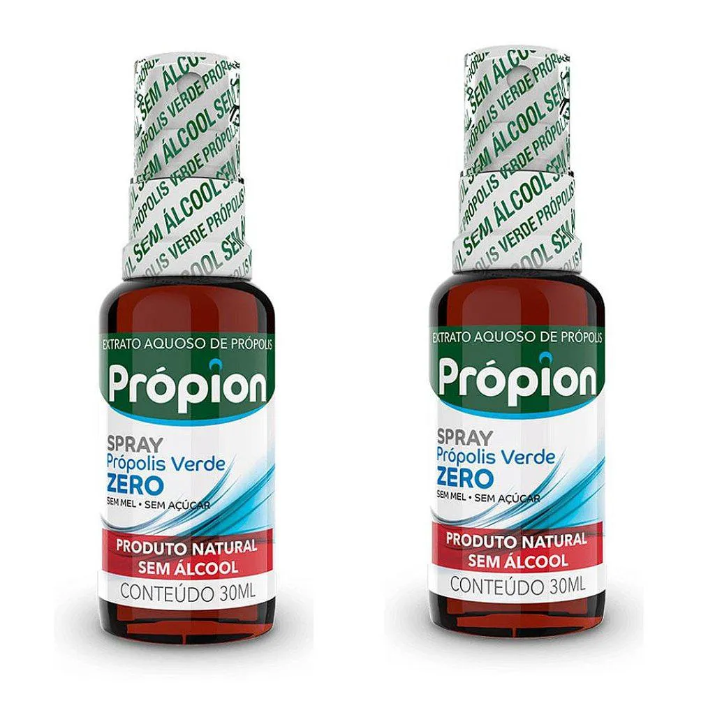 KIT 2UNI PRóPION SPRAY - PRóPOLIS ZERO SEM ÁLCOOL (30ML) - BALDONI
