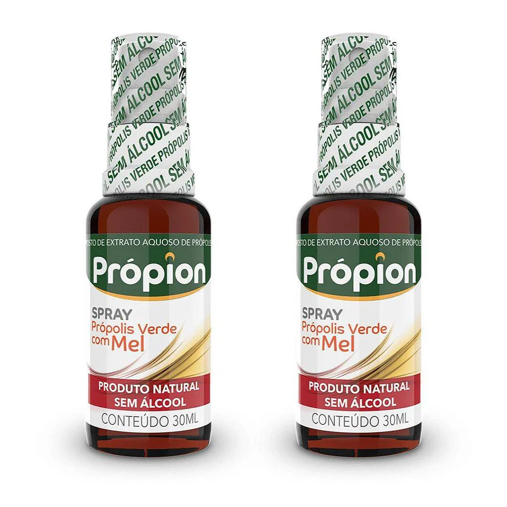 KIT 2UNI PRóPION SPRAY - PRóPOLIS COM MEL SEM ÁLCOOL (30ML) - BALDONI
