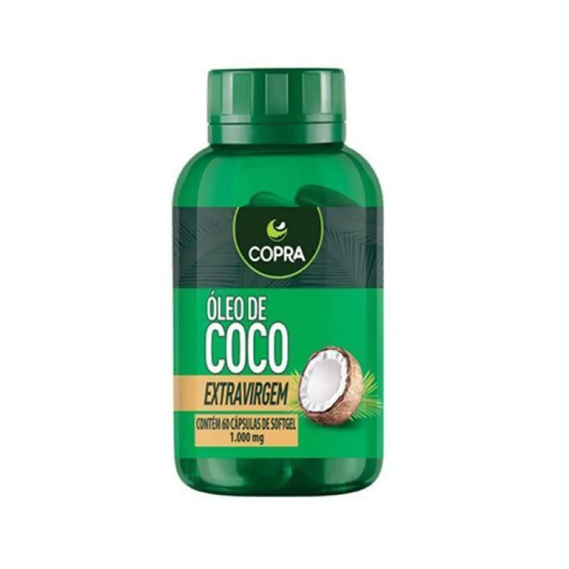 ÓLEO DE COCO EXTRAVIRGEM 60 CáPSULAS - COPRA