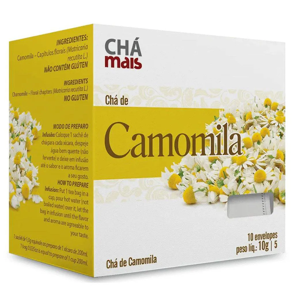CLINICMAIS CHá CAMOMILA 10 SACHêS 10G - CHá MAIS