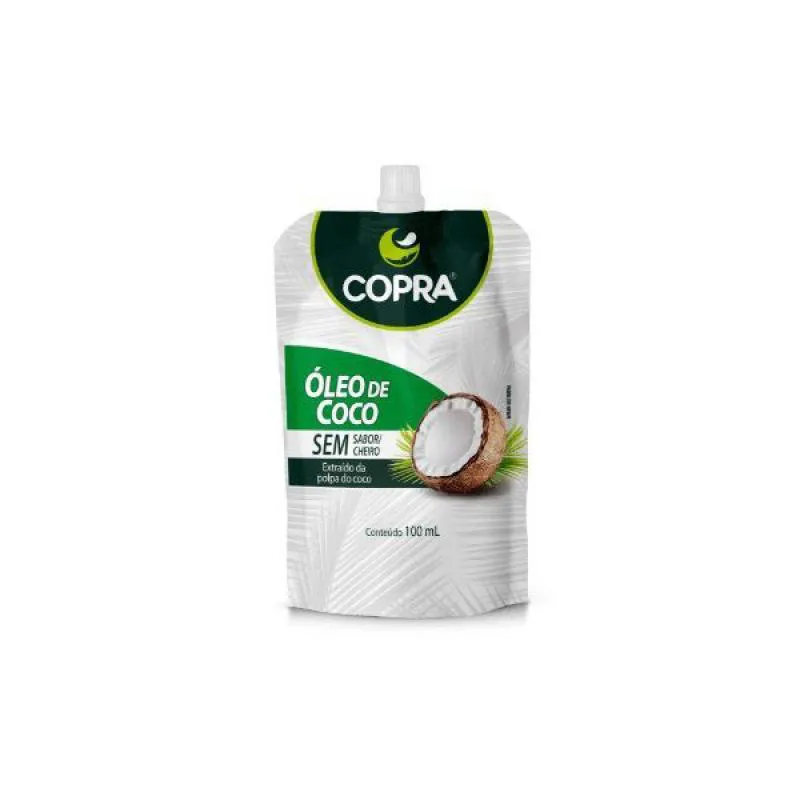 ÓLEO DE COCO SEM SABOR 100ML POUCH - COPRA