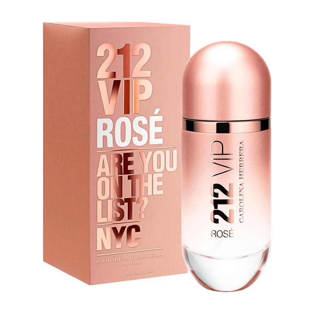 PERFUME CAROLINA HERRERA 212 VIP ROSé - EAU DE PARFUM - FEMININO - 125 ML