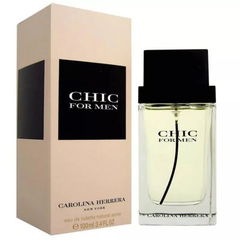 PERFUME CAROLINA HERRERA CHIC FOR MEN - EAU DE TOILETTE  - 100 ML