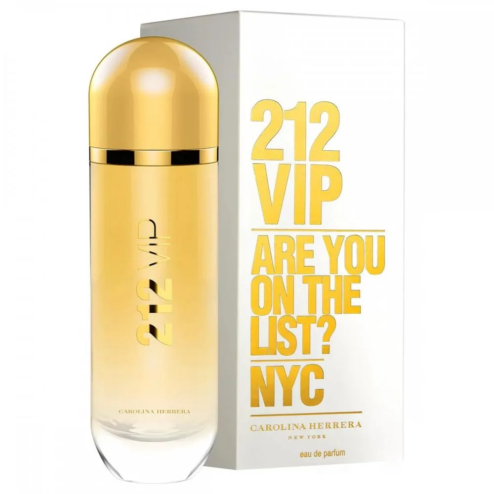 PERFUME CAROLINA HERRERA 212 VIP - EAU DE PARFUM - FEMININO - 50 ML