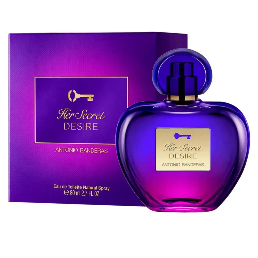 Perfume Antonio Banderas Her Secret Desire - Eau De Toilette - 80 Ml