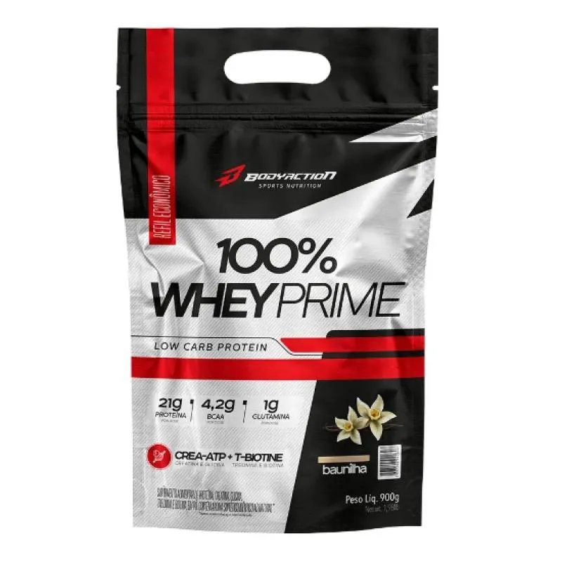 100% WHEY PRIME REFIL 900G (BAUNILHA)