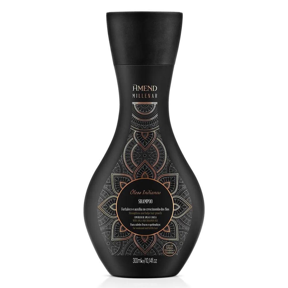 SHAMPOO AMEND MILLENAR ÓLEOS INDIANOS 300ML