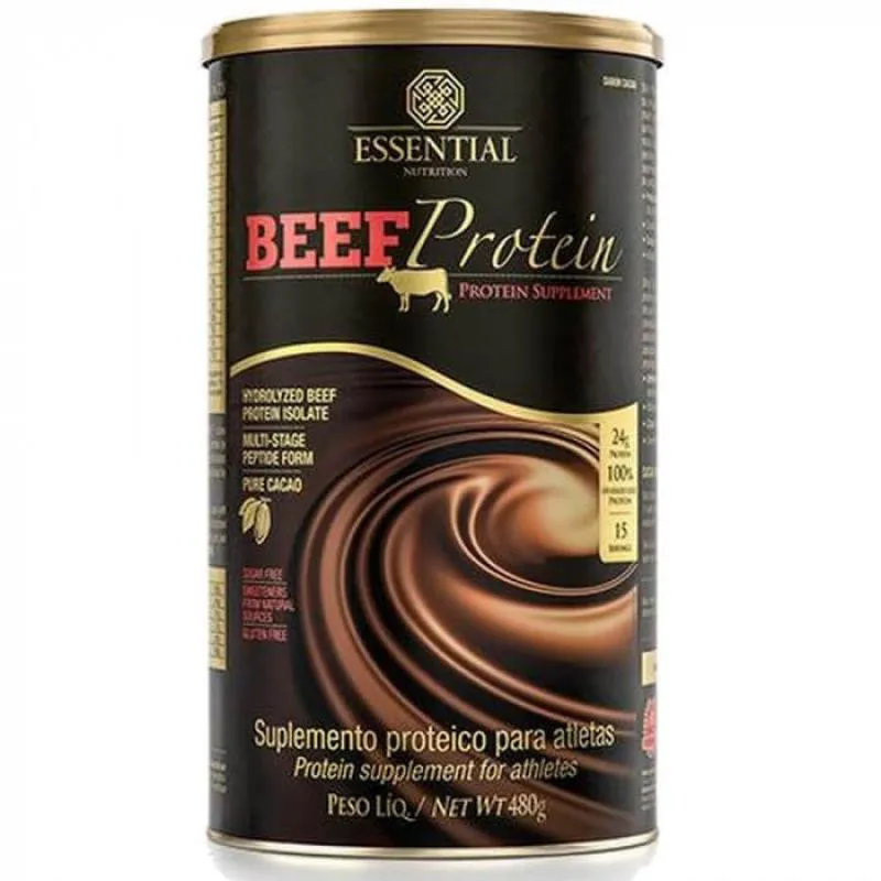 Proteína em Pó Beef Protein Essential Nutrition Cacau 480g