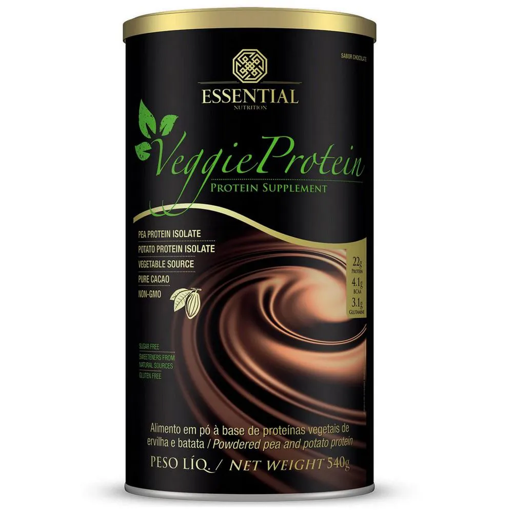 VEGGIE PROTEIN CACAO (455G) - ESSENTIAL NUTRITION