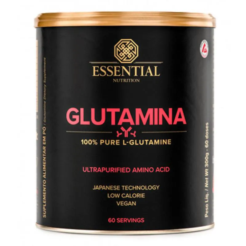 GLUTAMINA 100% PURA (300G) - ESSENTIAL NUTRITION