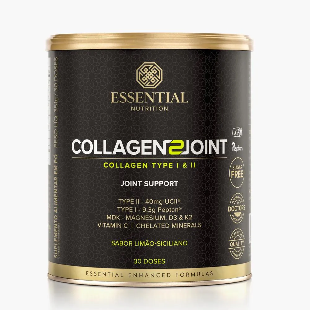 COLLAGEN 2 JOINT 351G LIMãO - ESSENTIAL NUTRITION