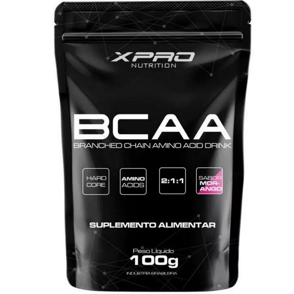 BCAA DRINK 2:1:1 - MORANGO - 100G - XPRO NUTRITION