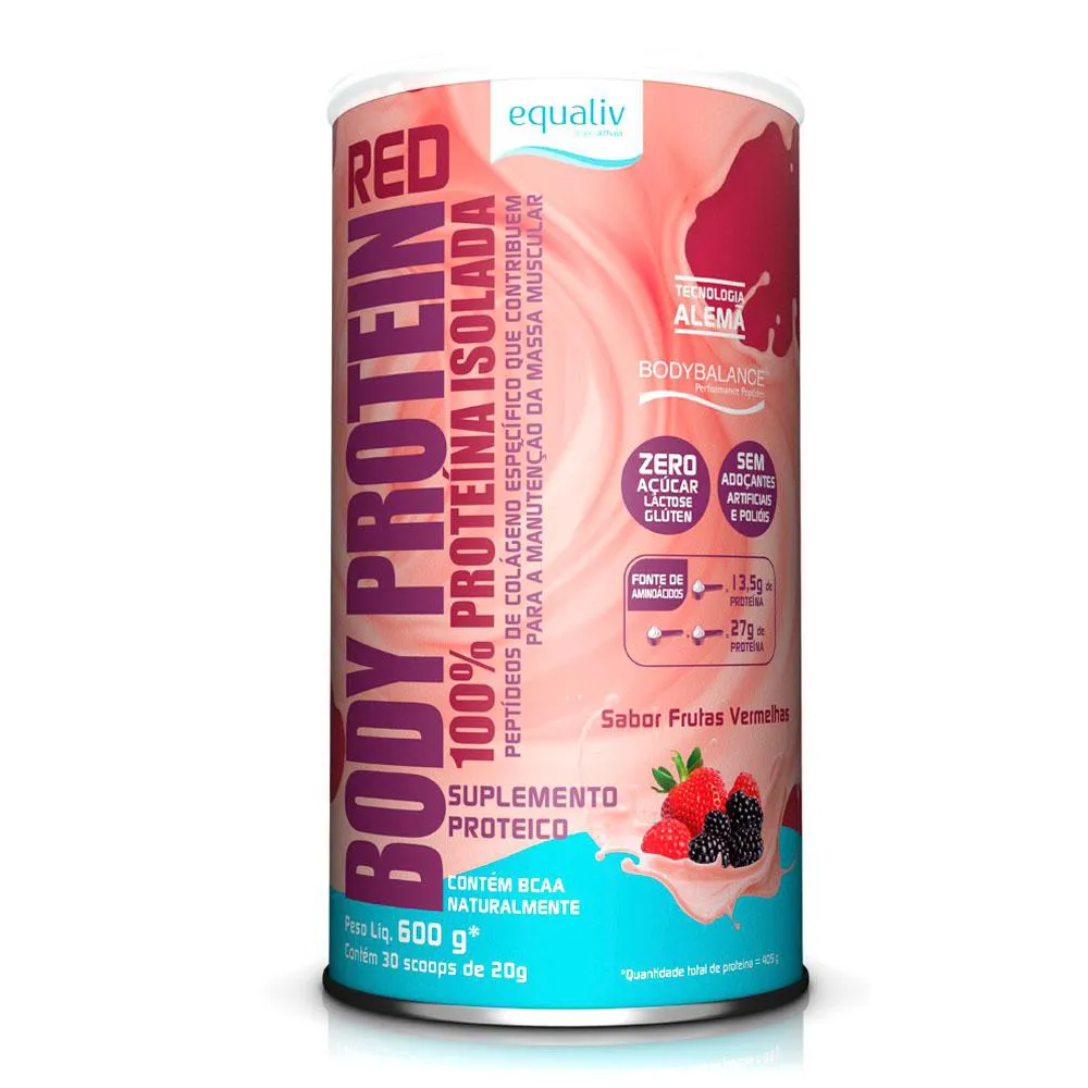 BODY PROTEIN RED EQUALIV 600G