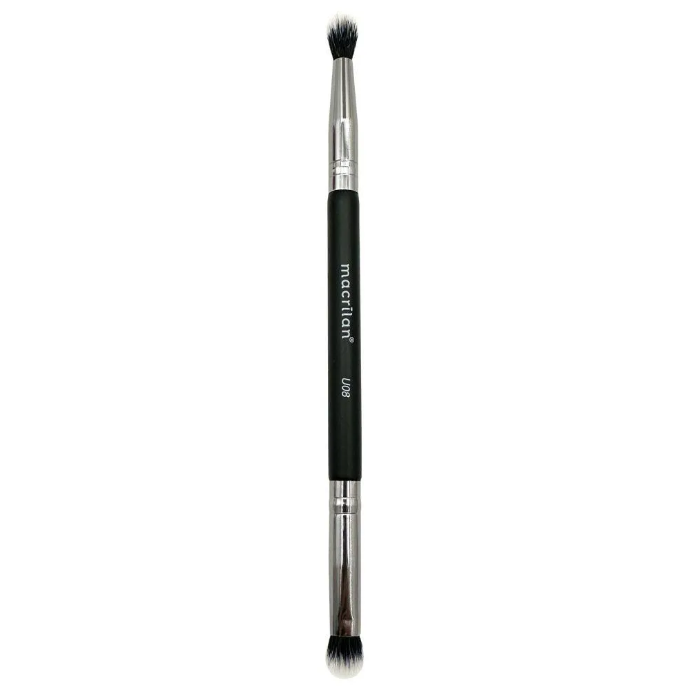 PINCEL DUPLO PARA SOMBRA/ESFUMAR PROFISSIONAL ULTRA - MACRILAN - U08
