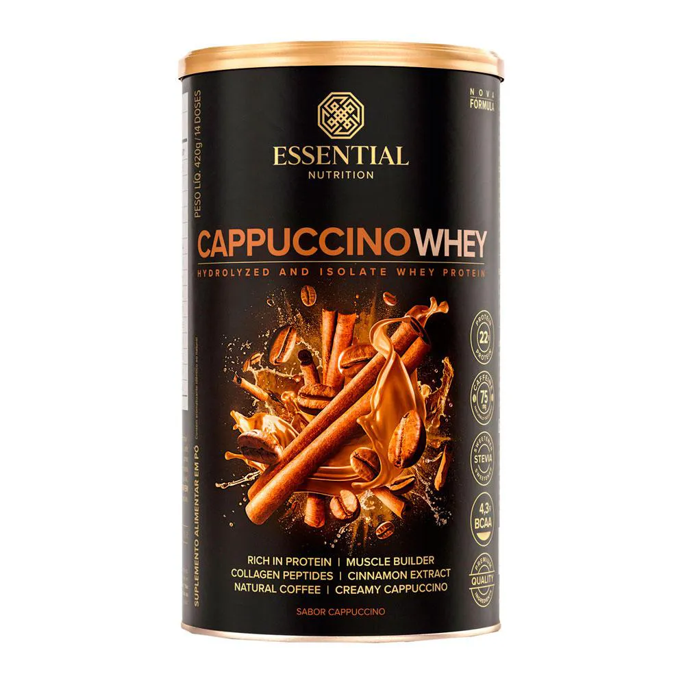 WHEY PROTEIN CAPPUCCINO ESSENTIAL NUTRITION 420G Unica