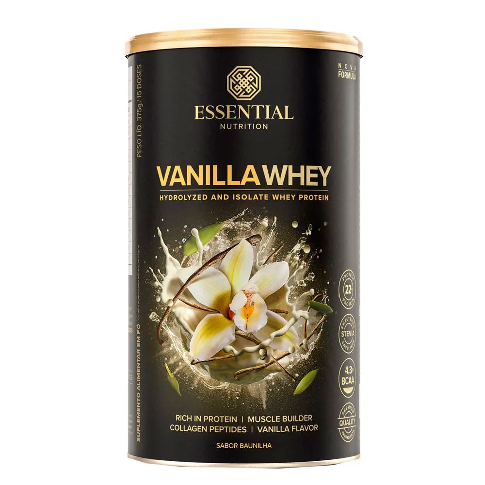 WHEY PROTEIN VANILLA WHEY ESSENTIAL NUTRITION 375G Unica