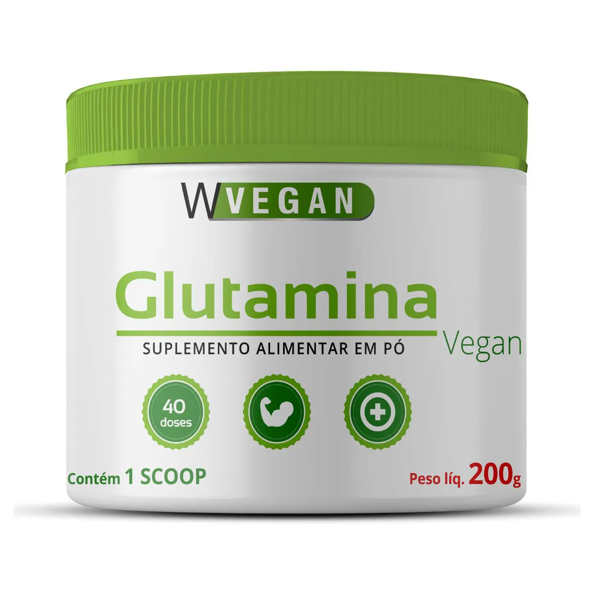 GLUTAMINA 200G SEM SABOR