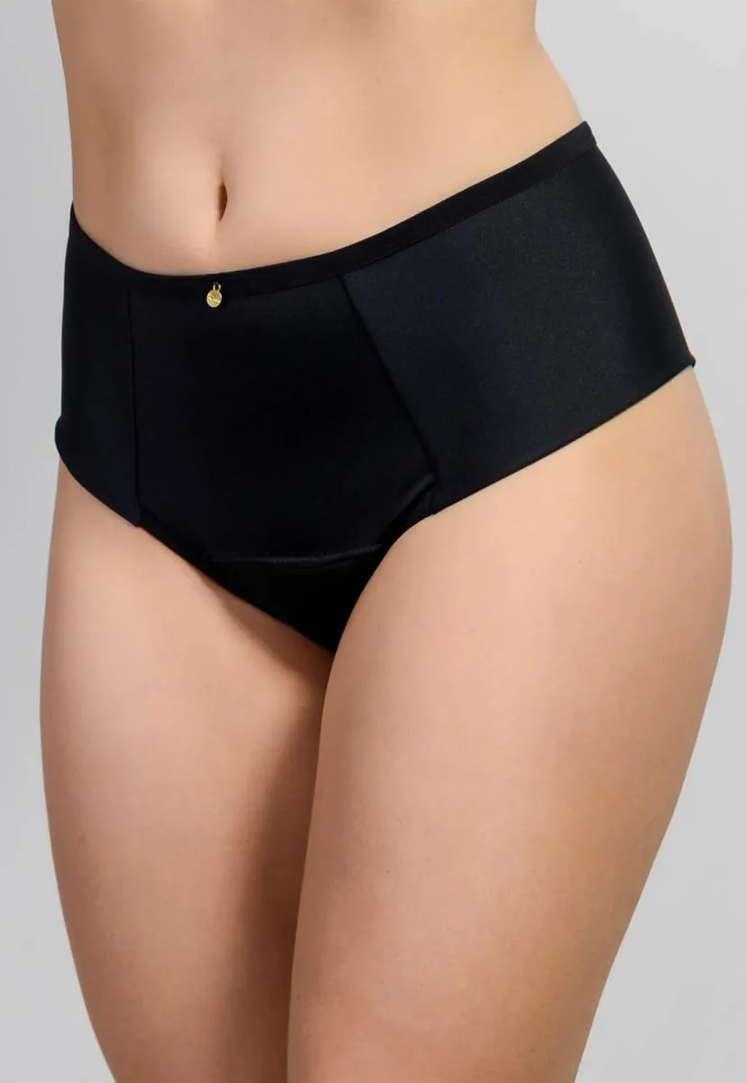 Calcinha Absorvente Reutilizável Yasmin Lingerie Preto P