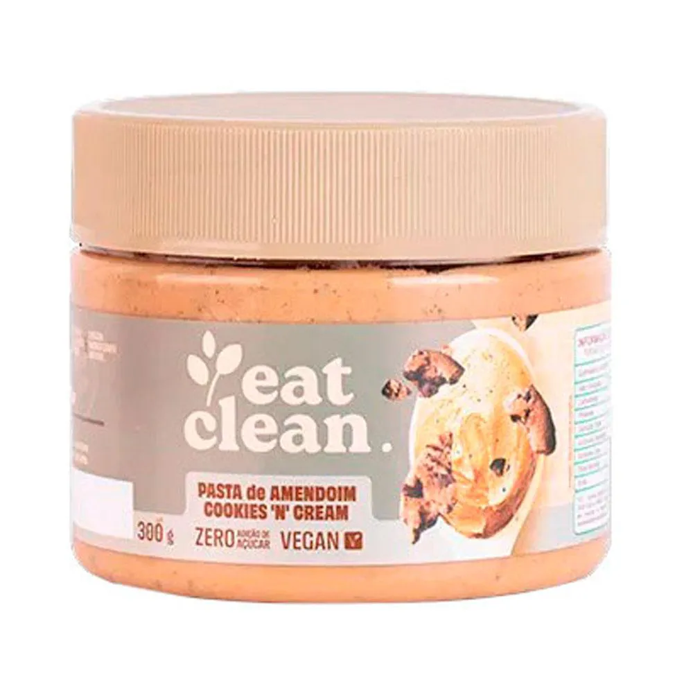 PASTA DE AMENDOIM COOKIES ´N CREAM EAT CLEAN 300G Unica