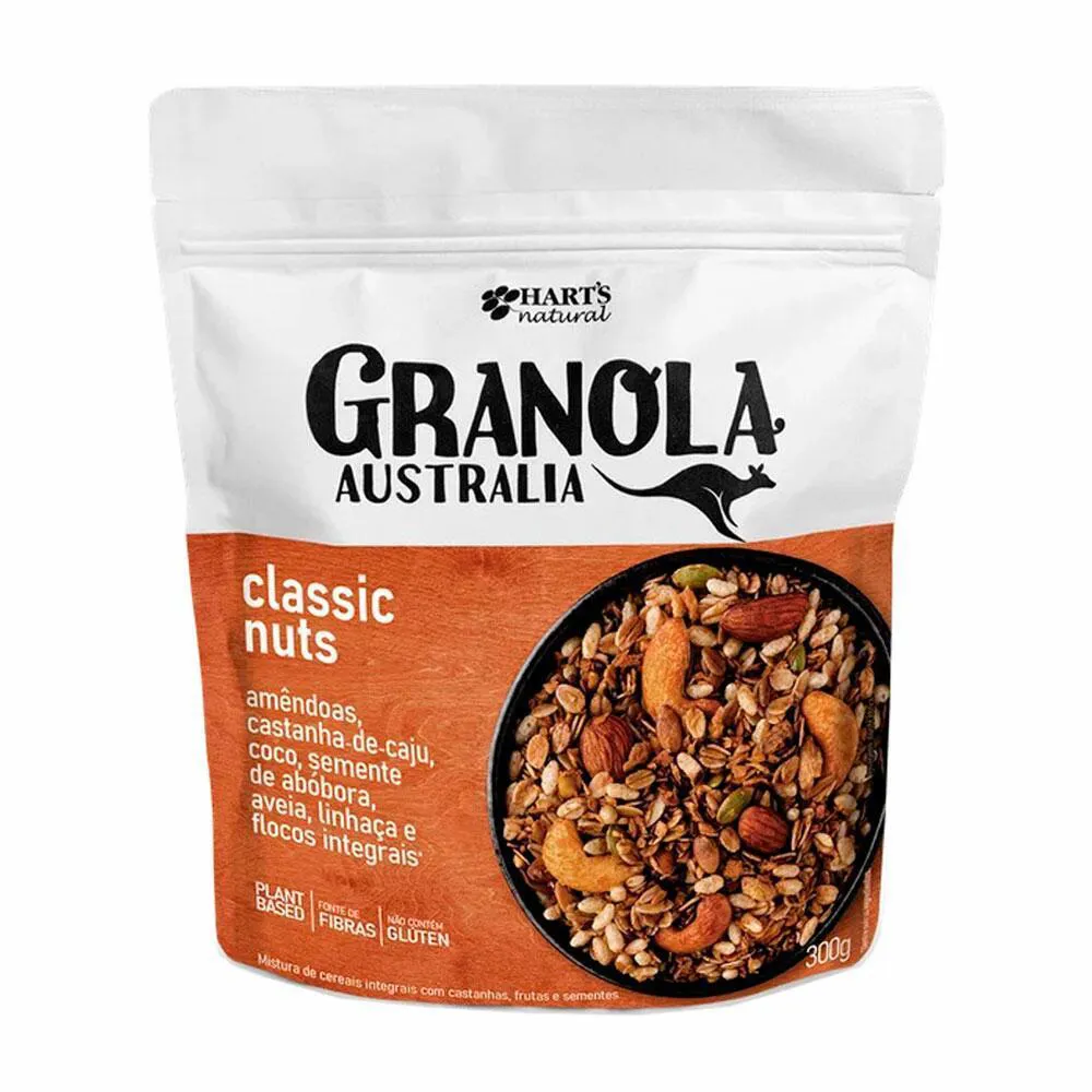 Granola Australia Classic Nut´S Hart´S Natural 300G