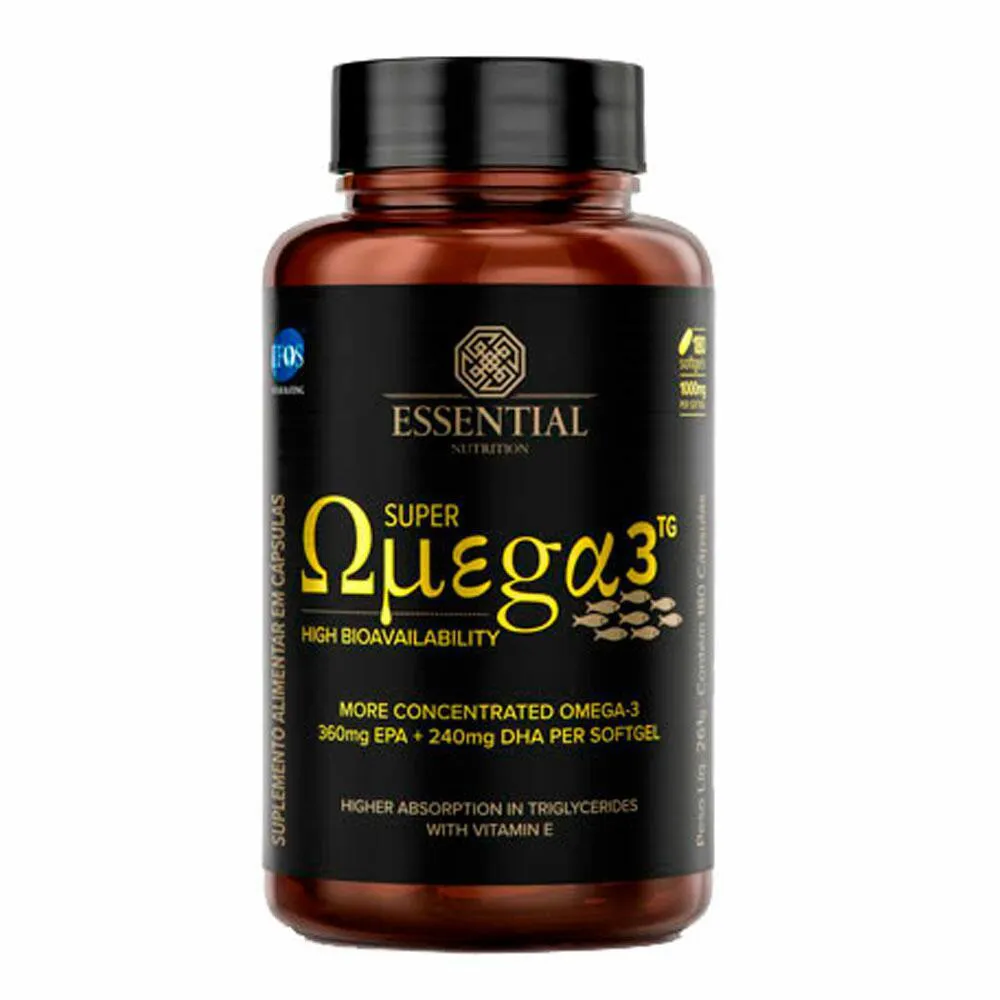 SUPER ÔMEGA-3 TG ESSENTIAL NUTRITION 180 CAPS Unica