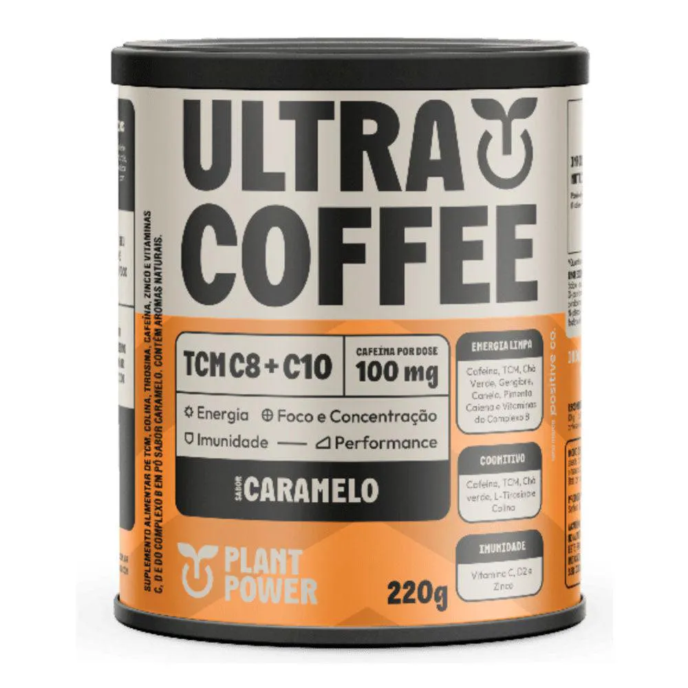 SUPLEMENTO ULTRACOFFEE CARAMELO 220G