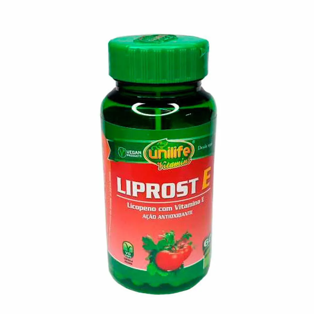 LICOPENO COM VITAMINA E LIPROST - UNILIFE - 60 CáPSULAS