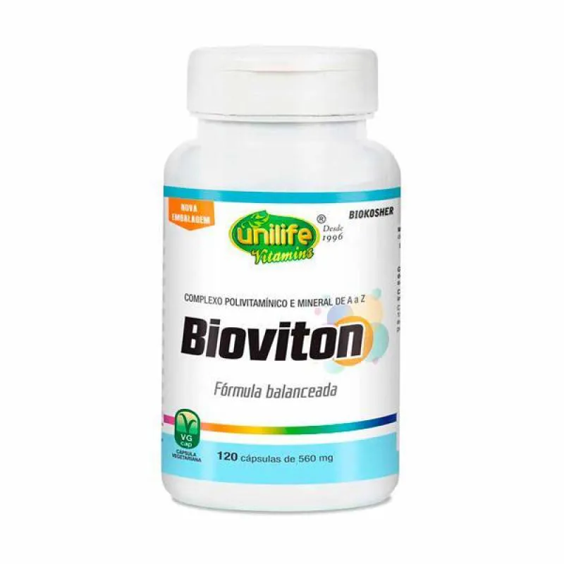 POLIVITAMíNICO BIOVITON - UNILIFE - 120 CáPSULAS