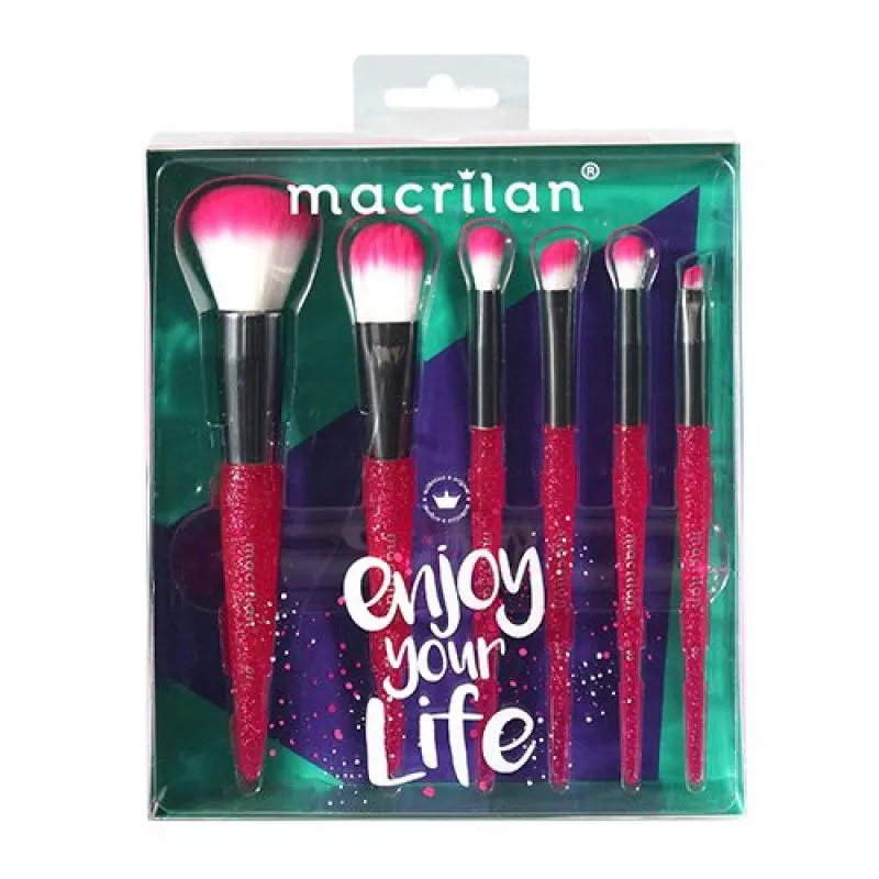 KIT PINCéIS ENJOY YOUR LIFE - MACRILAN - KP10-3 Pink