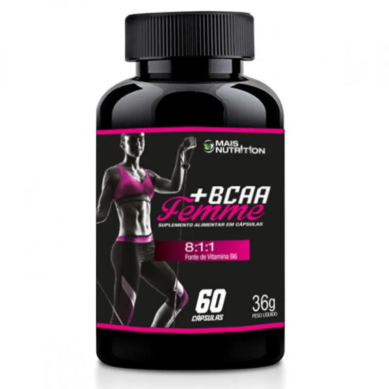 BCAA FEMME 8:1:1 60 CAPSULAS MAIS NUTRITION